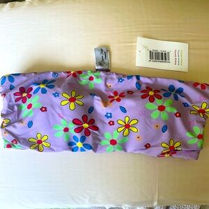 NWT Dippin Daisys bandeau bikini top size medium